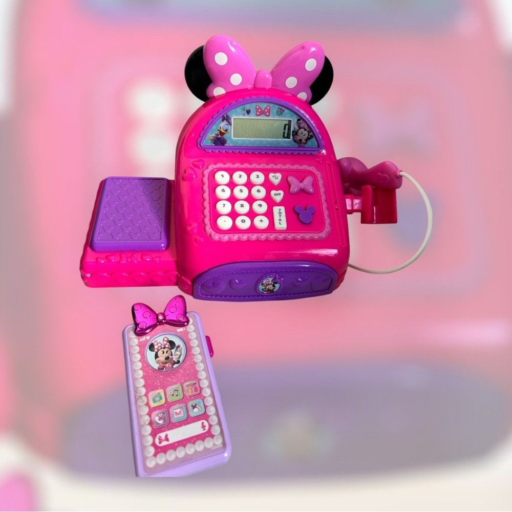 Minnie Mouse cashier’s  and Phone